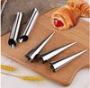 10x Molds for Baking Cream Tubes 12cm Stainless Steel