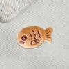 Novelty Lapel Pin Taiyaki Cartoon Fish Lapel Pin Jewelry Brooch Photo Props Adorkable Fish Brooch Pin Furry Brooch