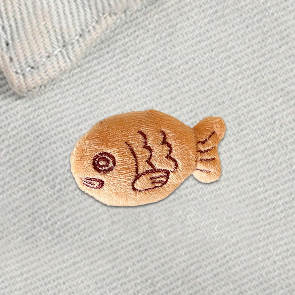 Novelty Lapel Pin Taiyaki Cartoon Fish Lapel Pin Jewelry Brooch Photo Props Adorkable Fish Brooch Pin Furry Brooch