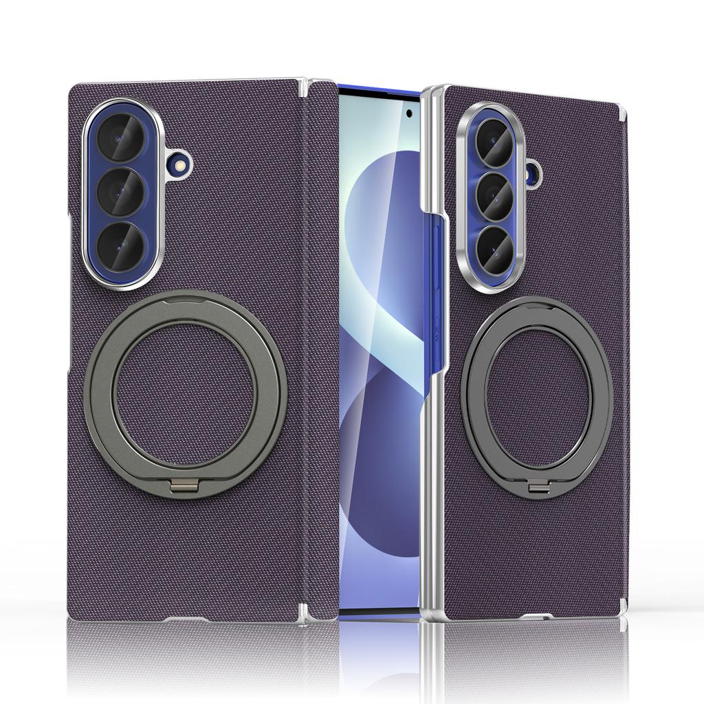 Applicable to Samsung ZFold1ultra folding screen mobile phone case magnetic rotating bracket zfold1/1 central axis protection