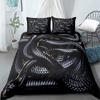 3D HD Digital Print Snake Bedding Sets Animal Duvet Cover+ Pillowcase 2/3pcs Single Twin Q-Queens King Bed Set US/AU/EU Size