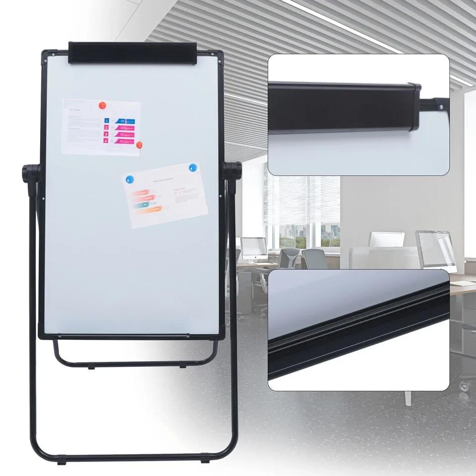 36x24 Inch Magnetic Whiteboard for Kids Home School Dry Erase Easel Stand Double Sided Adjustable Height
