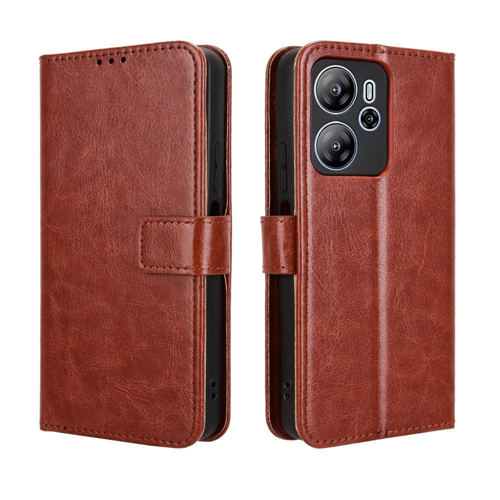 

Флип-чехол для Oscal Tiger 13 кожаный чехол [Flip Vintage Leather] кошелек ударопрочный прочный ретро-чехол для телефона for Oscal Tiger 13