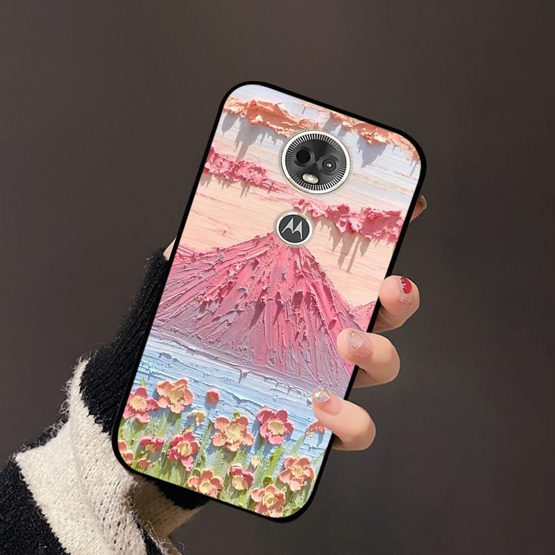 For Motorola Moto E5 Plus Case Silicon TPU Beautiful Landscape Phone Cases On for Moto E5 Play Plus Portector Soft Cover E5plus