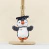 Penguin Stuffed Animal Keychain With Short Plush For Backpack Decor