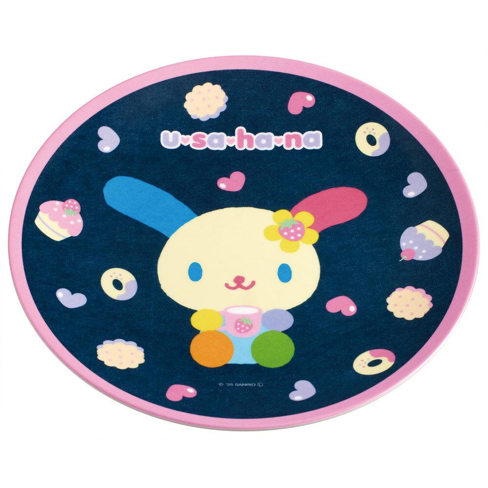 Skater Melamine Plate Stylish Character Breakfast Toast Guests MPL20P Usahana Sanrio Goods Side Pattern Snacks Salad Gift Western Tableware Style Type