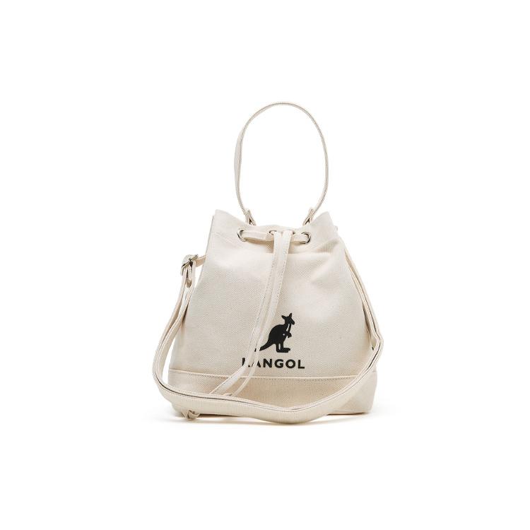 

Новая хлопковая сумка-ведро KANGOL, сумка-тоут, обычная, унисекс, цвет слоновой кости/черный KGLBGTB3776AGIVX 30.0*9.9*23.1CM