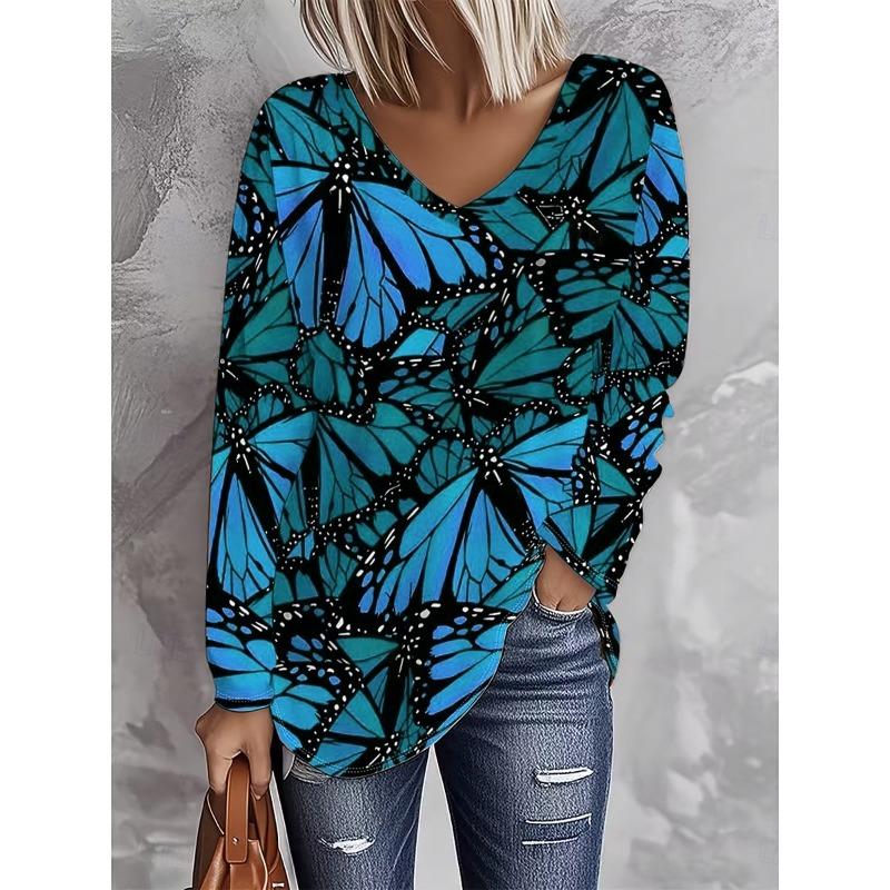Women's T-Shirt,3D Printing,O Neck,Long Sleeve,Casual,Lightweight Top,halloween,Hip Hop ,Large Size,Fashion