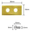 2025+24pack WG794 WA0190 Replacement Robotic Lawn Mower Cutting Blade for Landroid Robotic Mower