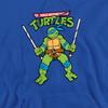 Teenage Mutant Ninja Turtles Mens Leonardo Retro Hoodie