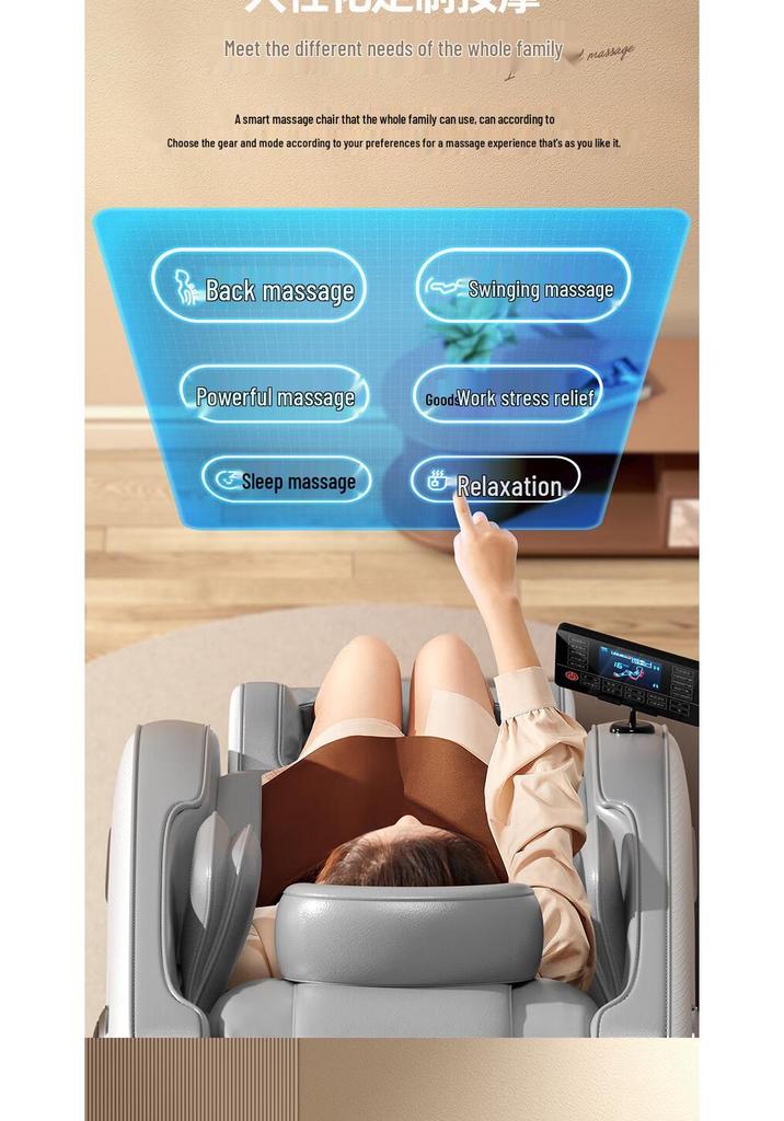 Fully Automatic Intelligent Full Body Massage Chair for Home Use