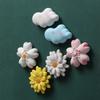 Resin Cloud Refrigerator Sticker Daisy Magnetic Sticker Creative Magnet Cherry Blossom Magnetic Sticker Cartoon Cute