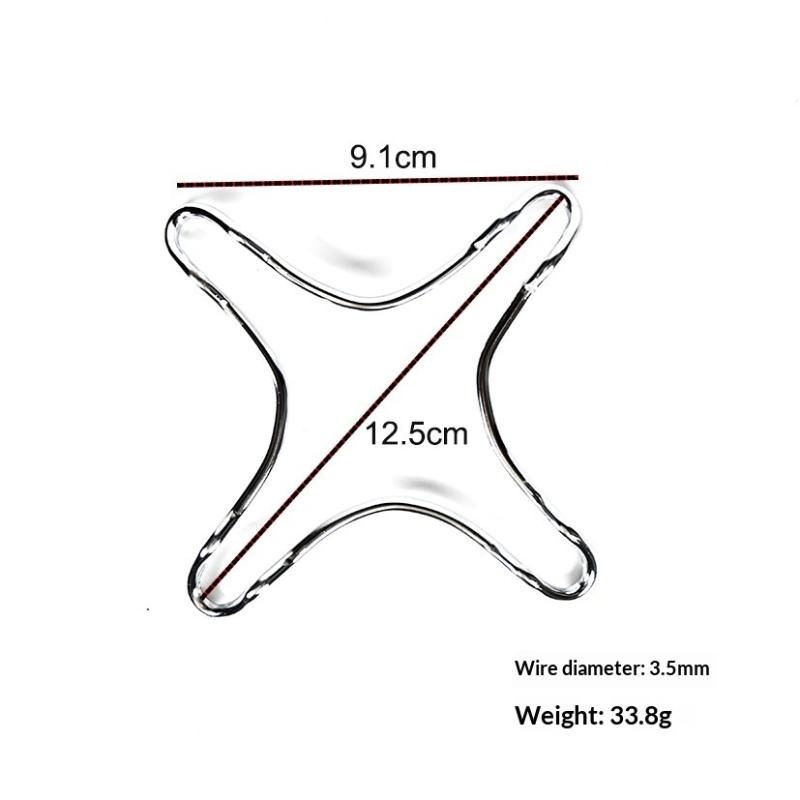1pcs Gas Stove Support Stand, Stainless Steel Stand, Camping Iron Stove Ring, Heat Diffuser, Small Pot Stand, Kitchen Cooking