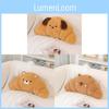 Cartoon Animal Plush Pillow With Embroidered Design For Relaxing Home Decor