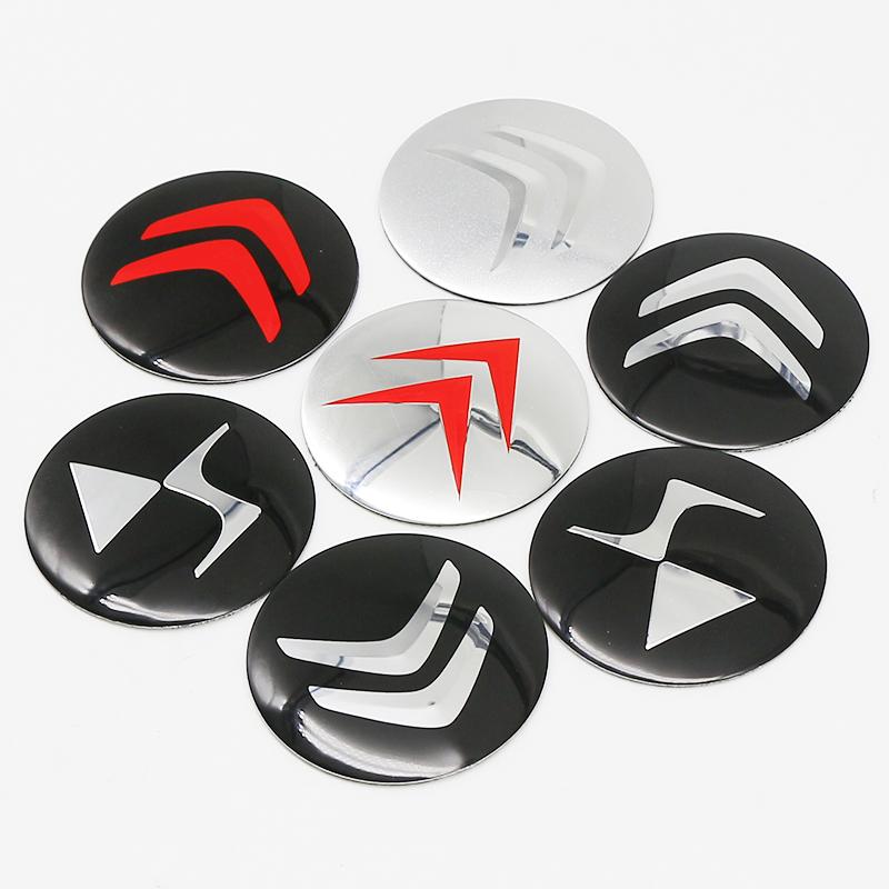 4Pcs 56/60MM Car Wheel Center Hub Caps Stickers Cover For Citroen C1 C2 C3 VTS C4 Saxo C4L C5 C6 C8 Xsara Picasso Berlingo DS