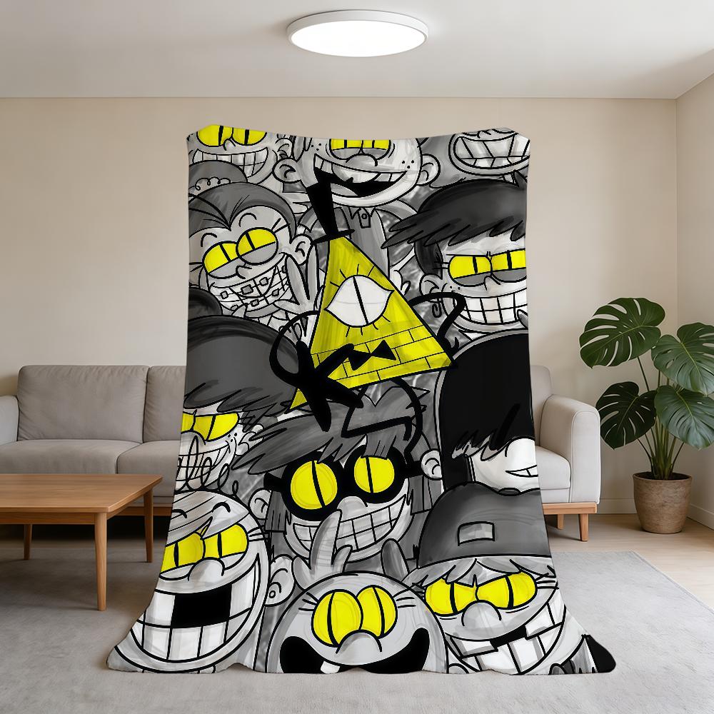 Blanket Animation L-Loud Super Warm Comfortable Plush Throw H-House-ES Blanket Child Home Sofa Bedroom Cartoon Gift