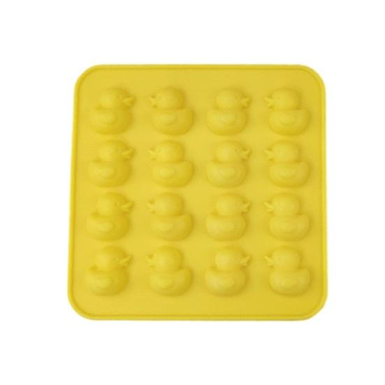 Enten Silikonform Lebensmittelqualität Schokoladenform für Pudding Gelee Gips Leicht zu lösen Hitzebeständig Enten Keksform für Kuchen Deko Süßigkeiten