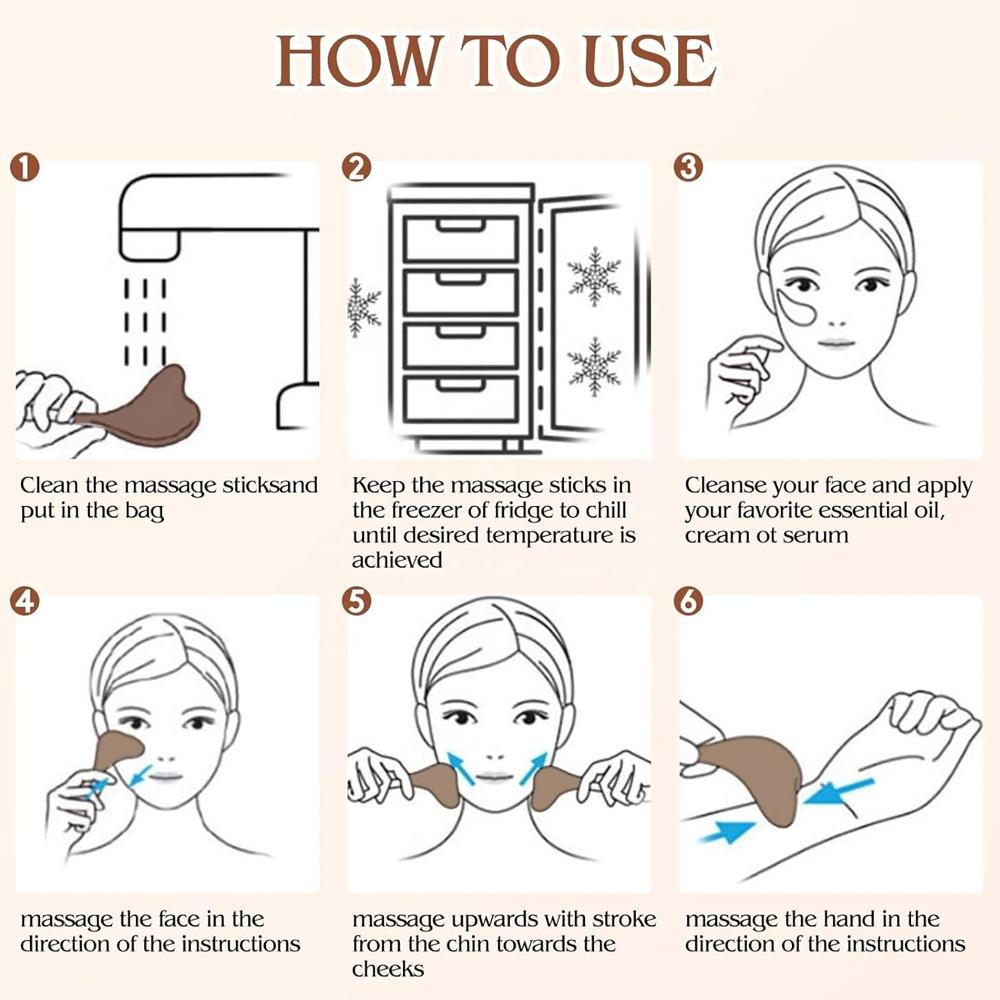 Ice Globes Facial Skin Care Tools for Women Face Eyes Stainless Steel Face Beauty Cryo Sticks Massage Tools Birthday Gift
