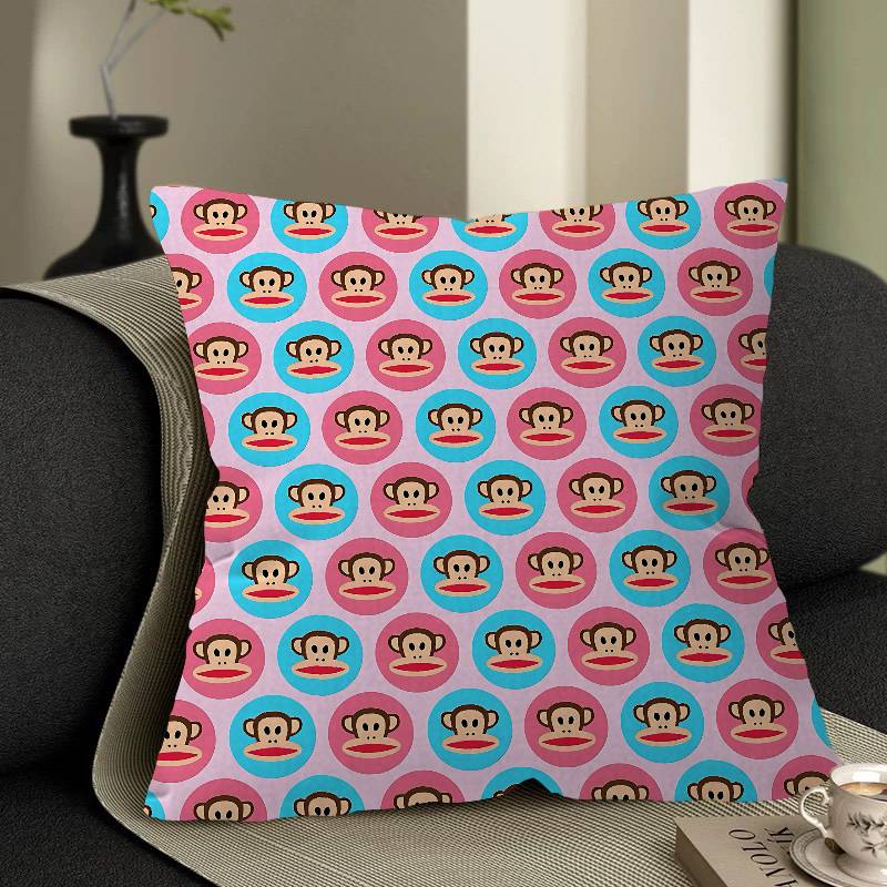 L-Luxurious P-Paul Frank Personalized Pillow Dust Cover Bedroom Kids Party Decoration Pillowcase Birthday Children Gift