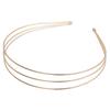 Metal DIY Wedding Headband Bride Crown Gold Headdress Hairwear Hairband Base