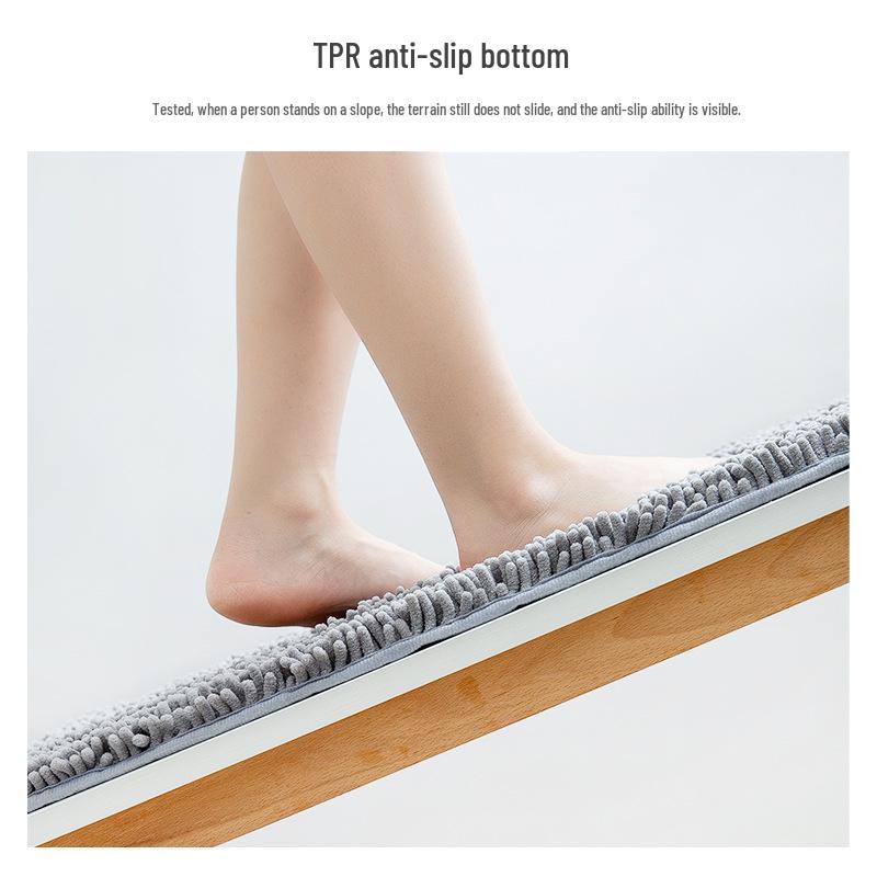 Σενίλ Αντιολισθητικό Απορροφητικό Πατάκι Μπάνιου - Χρήση για Πόρτα, Τουαλέτα ή Κρεβάτι