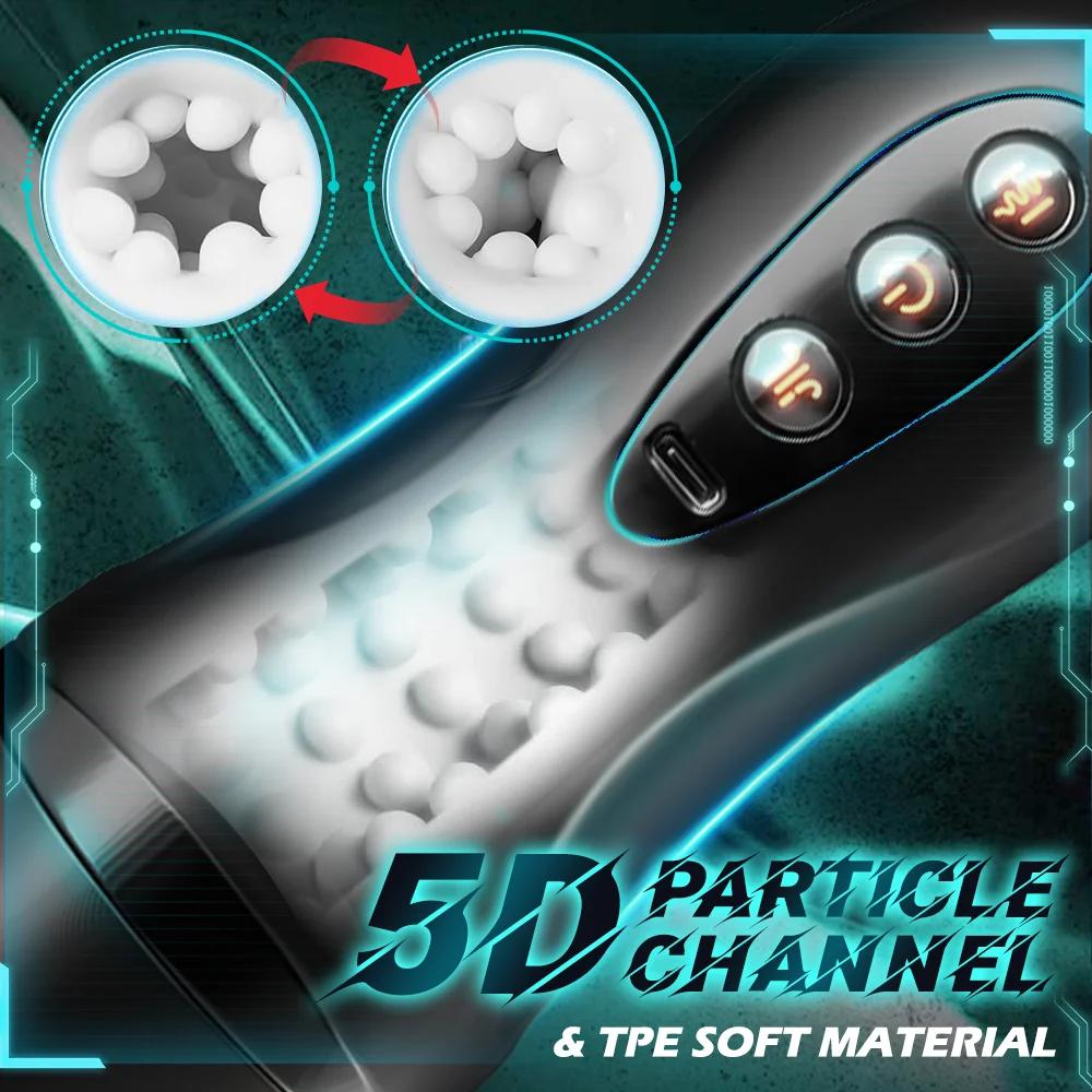 Sex Toy For Men Men's Masturbation Cup Heating Stimulation Vibrator Sexy Voice Free Portable Bracket Suction Cup Pocket Sex Toy