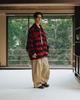 ANGLAN Herringbone Fatigue Balloon Pants - Beige