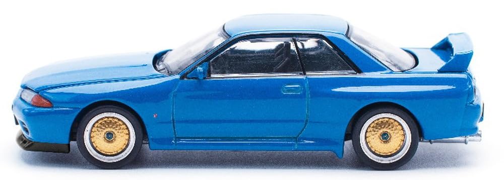 POP RACE x ENIGMA Scale Nissan Skyline R32 Bayside Blue PRE009 1/64 (Finished Model)