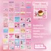Creative Sticker Book Colorful Holiday Coil Sticker Album Compact Portable Stickers for Journaling Scrapbooking DIY Crafts