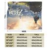 Game Z-Zeldas Cartoon Fleece Blankets Funny Throw Blanket for Home Hotel Sofa  150*125cm Rug Piece,