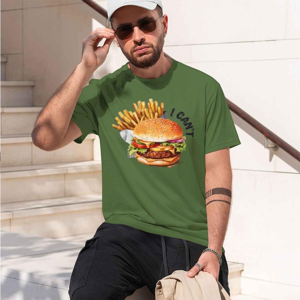 Eatmeal Burger Unisex Tshirt Fitness Enthusiasts Eat Day Grh T Shirts Funny Summer Outors Unisex Unisex Casual Clothes Tops 2026 New M