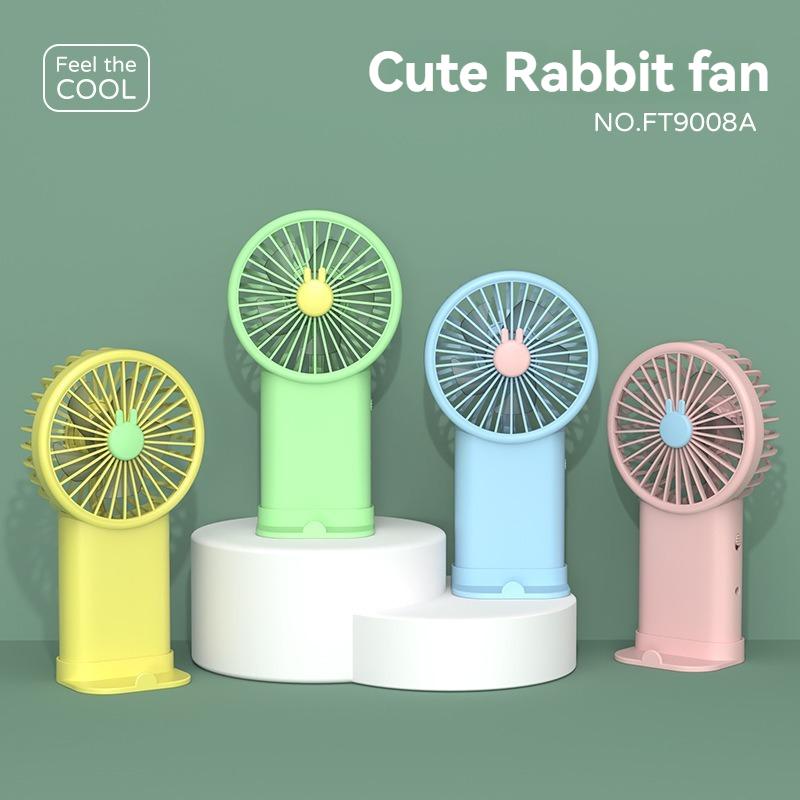 2024 New Handheld Small Fan Rechargeable Mini USB Desktop Electric Fan for Students Silent and Convenient Portable Fan