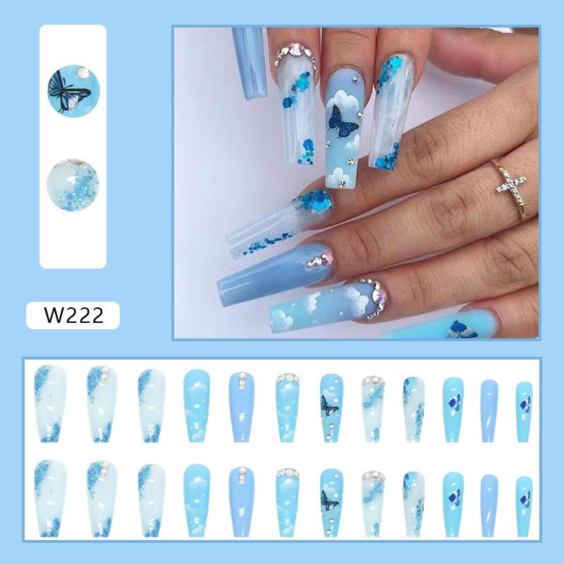 Wear Armor 24 Pieces Combination 00 Nail Art Pieces European and American Style Press On Nails