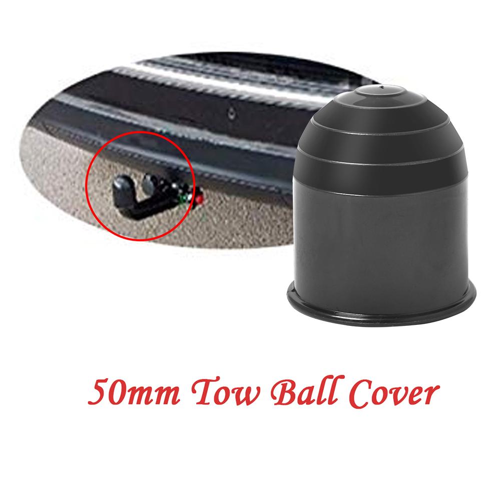 Universal 50mm Auto Anhängerkupplung Kugelabdeckung Kunststoff Ellipse Verhindern Fett und Schmutz Kappe Anhängerkupplung Caravan Trailer Towball Schützen