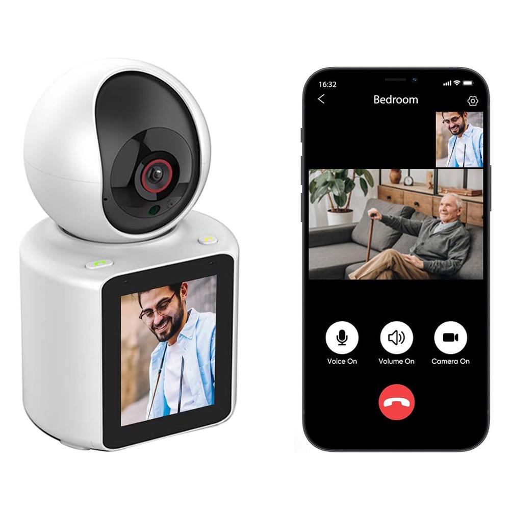 360° Indoor Wireless Camera with Two-way Video Call & Remote Mobile Access