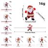 2pcs Cute Christmas Doll Curtain Tiebacks Creative Curtain Fixer Snowman Curtain Strap  New Year