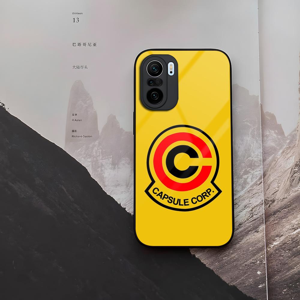 Capsule Corp Skullies Phone Case Tempered Glass For Xiaomi 15 14 12 Lite Pro 13 11t Lite POCO M6 M5 X6 X5 X3 F5 F6 Pro Cover