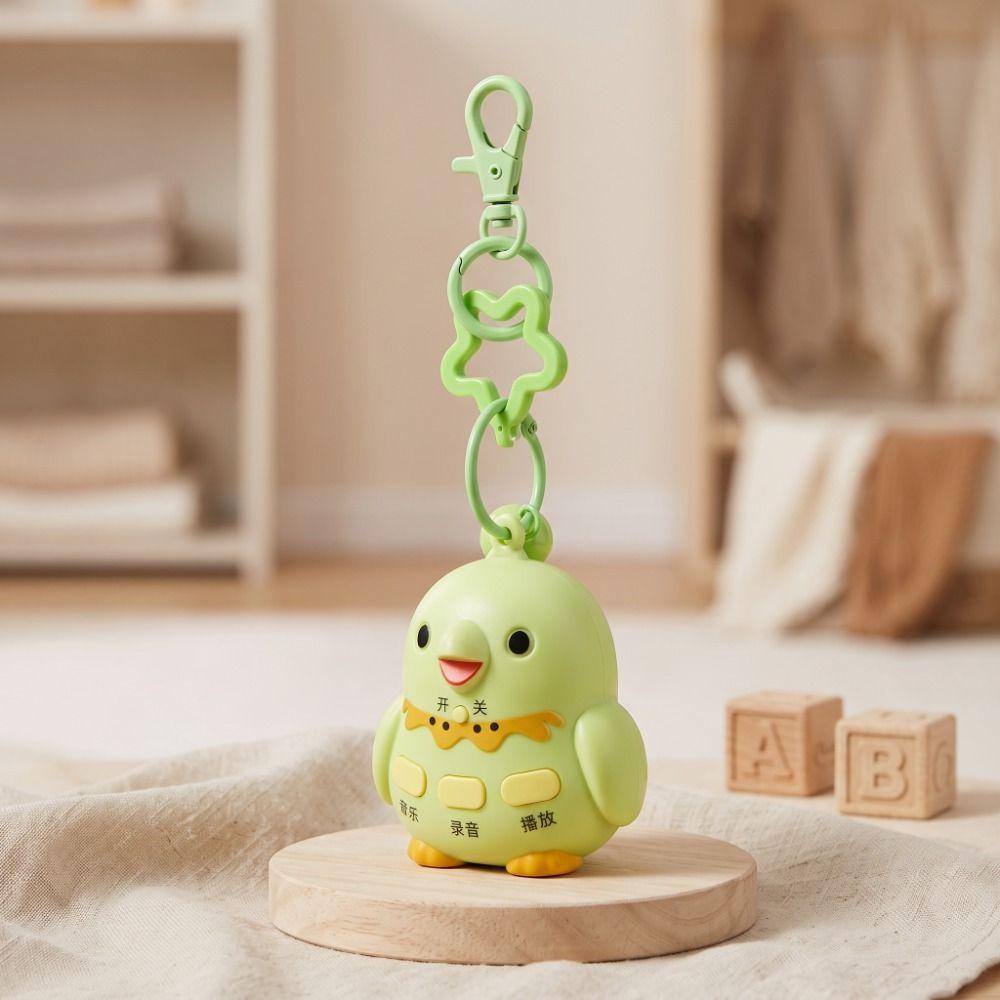 Bird Shape Bird Learning Machine Recording Bird Repeater Backpack Decoration