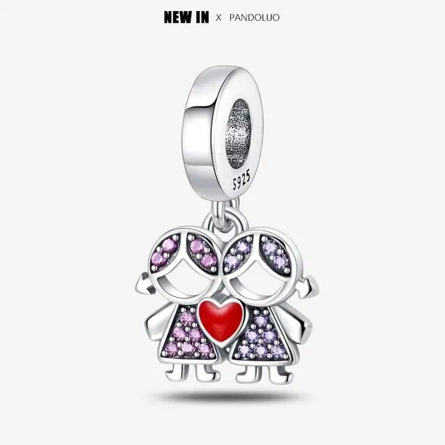 Novità Elementi Musicali Set da Tre Pezzi Perline Charm Si Adatta Nuovo Bracciale Argento 925 Donne Ciondolo Perla Gioielli Regalo