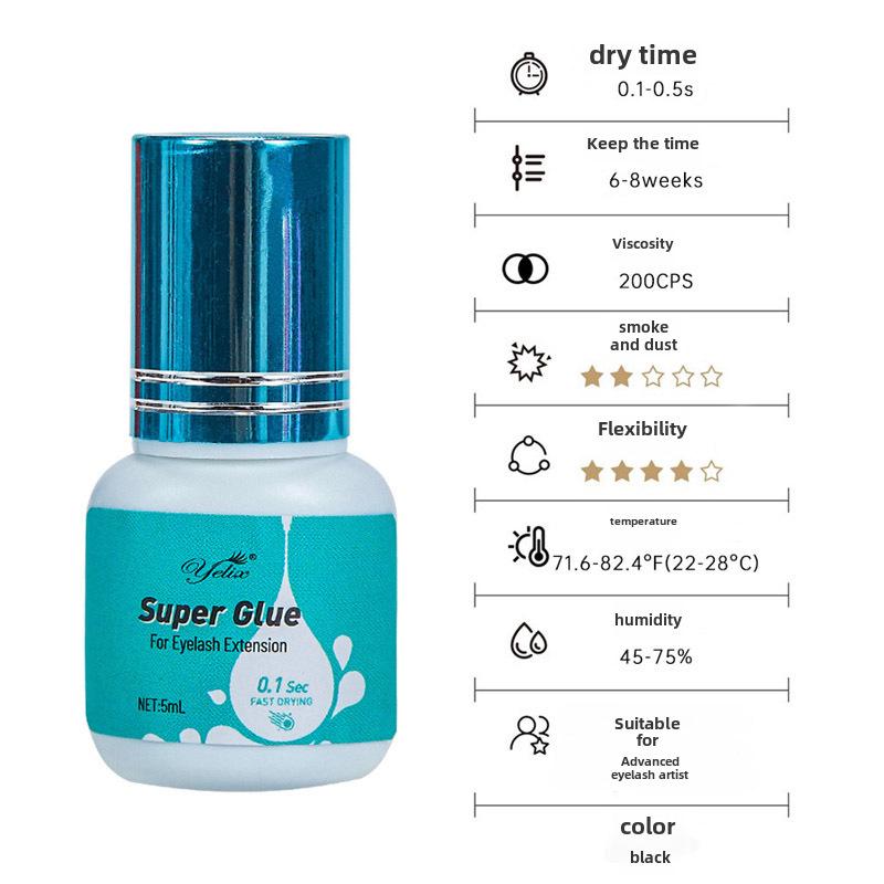 

Быстросохнущий, долговечный, нежный, не вызывающий раздражения клей для наращивания ресниц мягкой консистенции для самостоятельного наращивания.