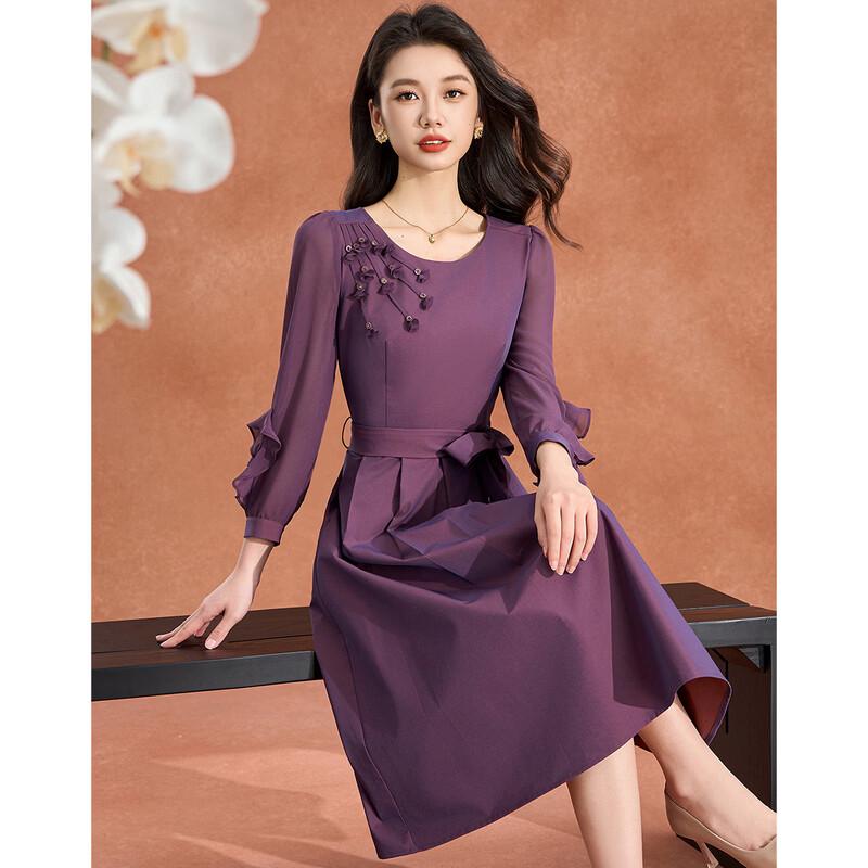 Meilannie French Romantic 3D Floral A-Line Dress XL