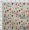 oneOone Cotton Flex Dusty Gray Fabric Cactus Sewing Fabric By The Yard Printed Diy Clothing Sewing Supplies 40 Inch