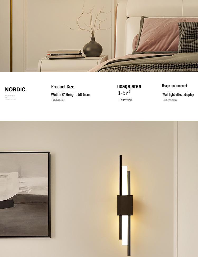 Acrylic Wall Lamp for Living Room, Staircase, and Bedside