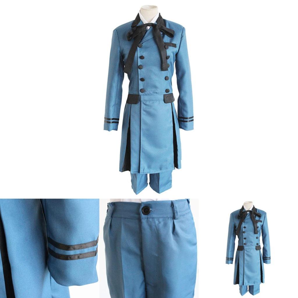Elegant Black Butler Ciel Phantomhive Cosplay Costume Full Set For Unisex Halloween Events