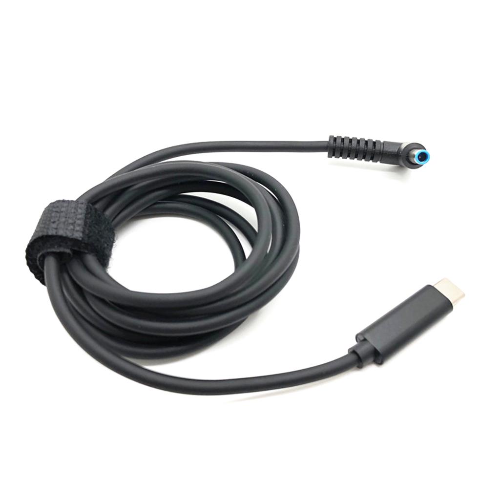 Type C to for DC 4.5x3.0mm Braided Cord Power Adapter Cable Laptop Fast Charging Power Accessories