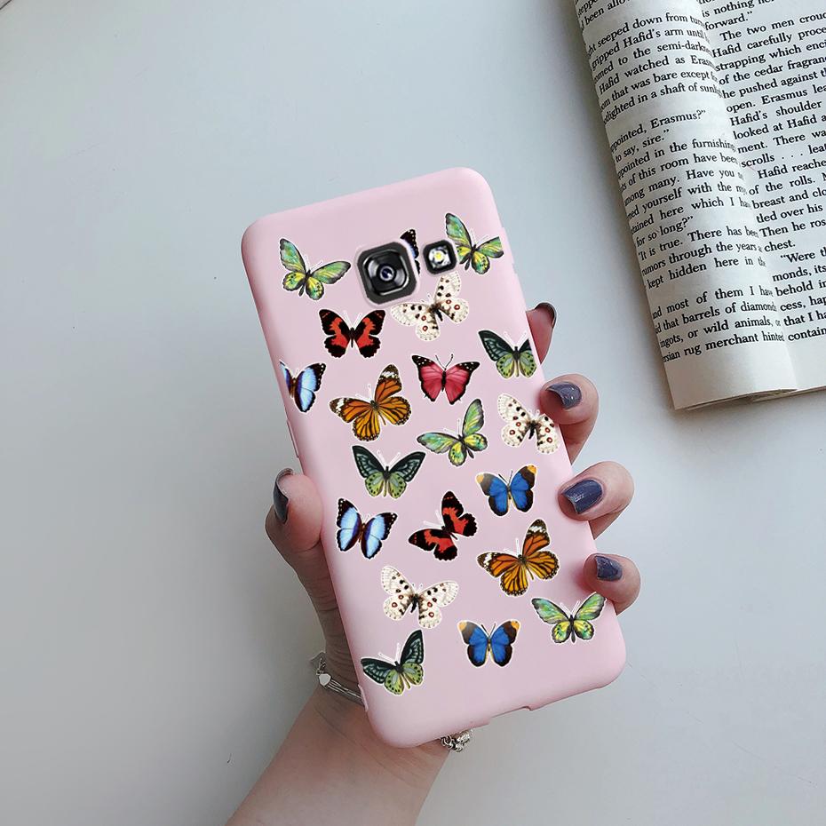 For Samsung Galaxy A5 2016 A510 A5 2017 A520 Case Fashion Sunflower Silicone Soft Phone Case For Samsung A5 A 5 2016 2017 Cover
