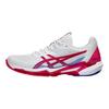 Asics Solution Speed FF 3 Weiß Strahlendes Rosa Damen Sneaker 1042A250-103