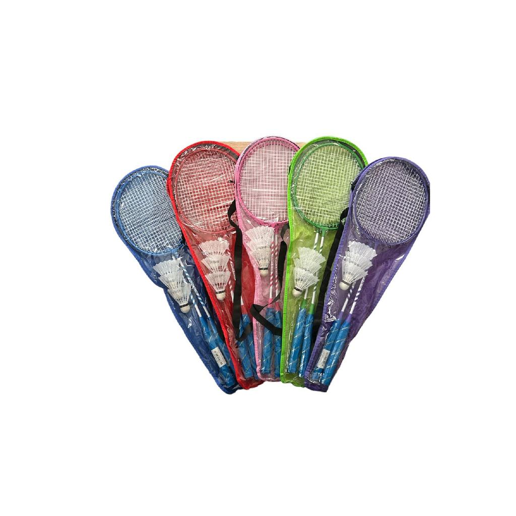 Badmintonová sada Cksport se 2 badmintonovými raketami a 3 badmintonovými míčky s taškou