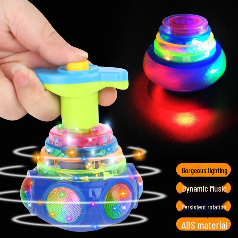 

Illuminated Spinning Top with Music for Kids