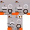 4-Point Silicone Water Heater Gasket - 1 Inch/6-Point Rubber Washer for Pipes and Meters